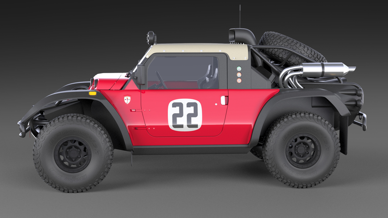 Illustration for article titled Scuderia Cameron Glickenhaus Wants to Send Its Badass Race Buggy to the Baja 1000